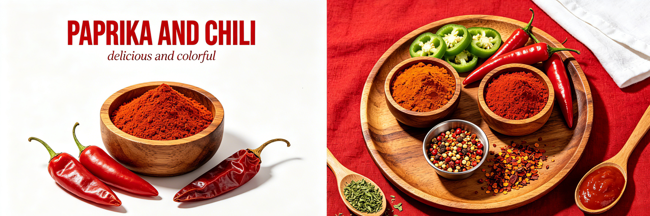 red chili powder banner